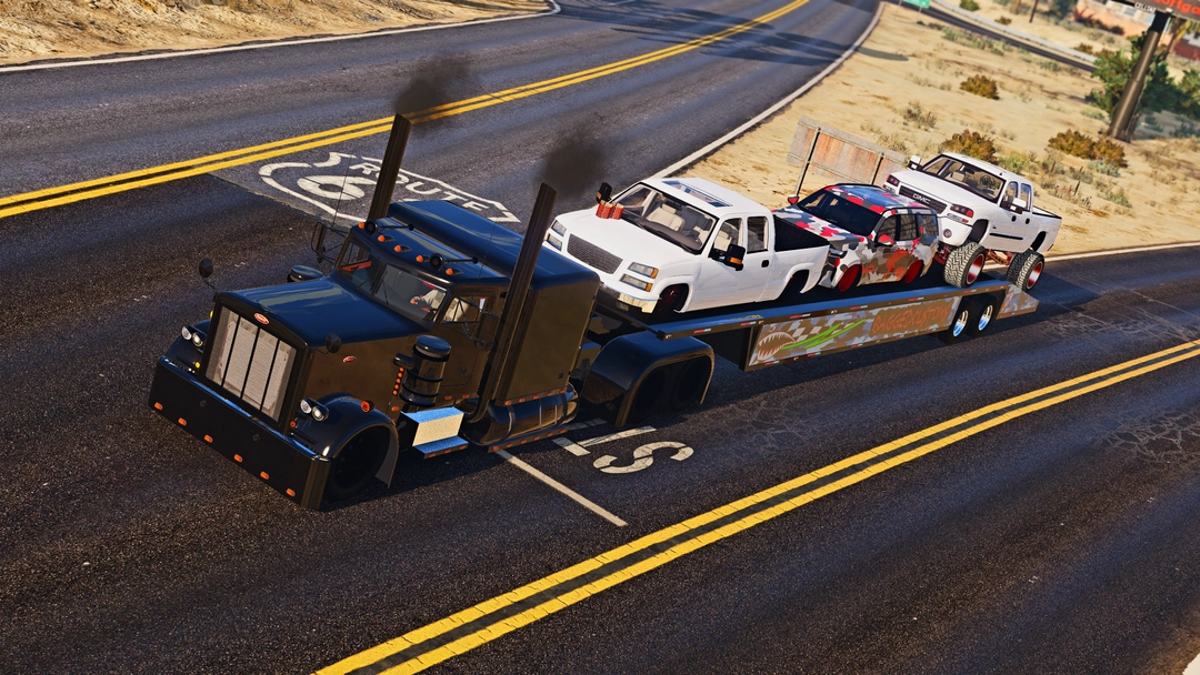 BaggedCustoms Semi Hauler[Add-On][FiveM] - BaggedCustoms - image 4