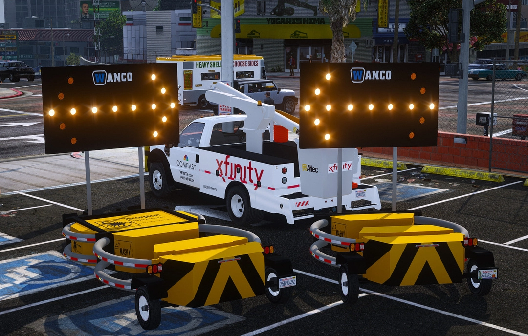 BaggedCustoms Trailer mounted attenuator [Add-On][FiveM] - BaggedCustoms - image 1