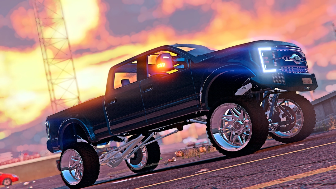 BaggedCustoms WhistlinDiesel Anylevel F350 [Add-On][FiveM] - BaggedCustoms - image 1