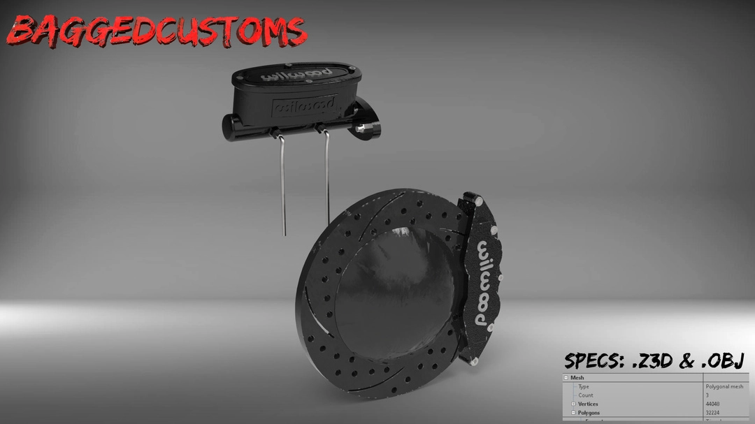 BaggedCustoms Wilwood inspired Big brake kit - BaggedCustoms - image 1