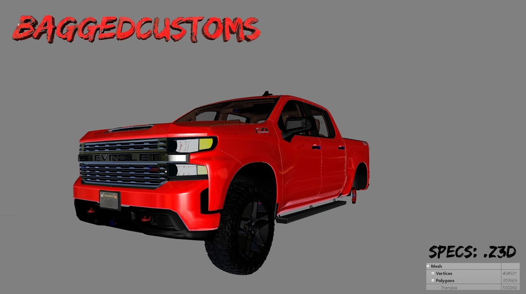 BaggedCustoms: 20 Chevy Trailboss z71 [.Z3d] - BaggedCustoms - image 1