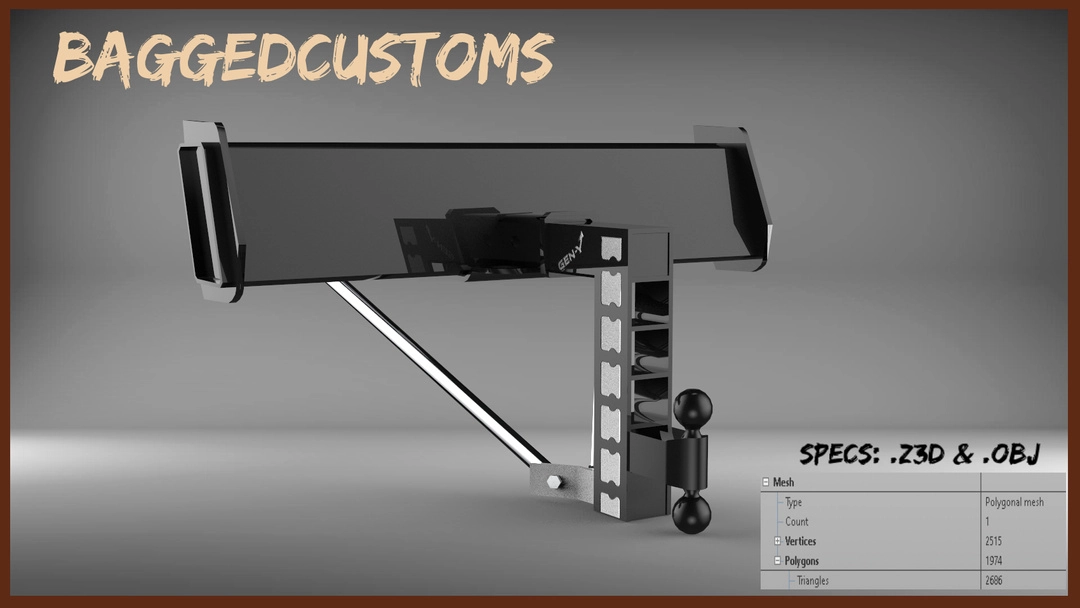 BaggedCustoms: GenY Inspired Drop Hitch - BaggedCustoms - image 1
