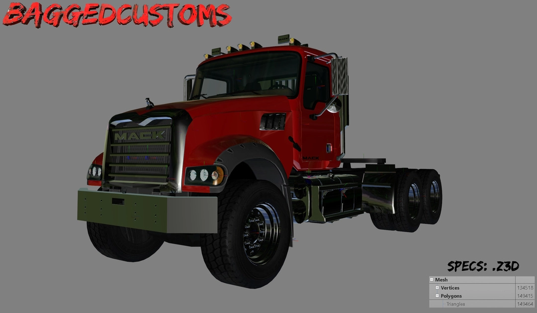 BaggedCustoms: Mack Granite [.Z3d] - BaggedCustoms - image 1