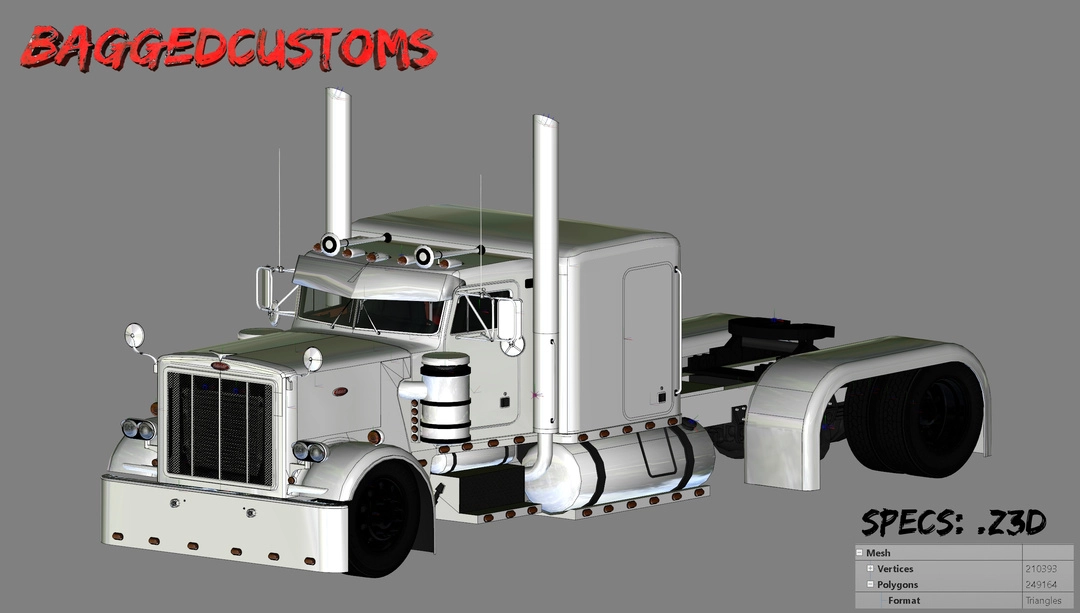 BaggedCustoms: Peterbilt Show Hauler [.Z3d] - BaggedCustoms - image 1