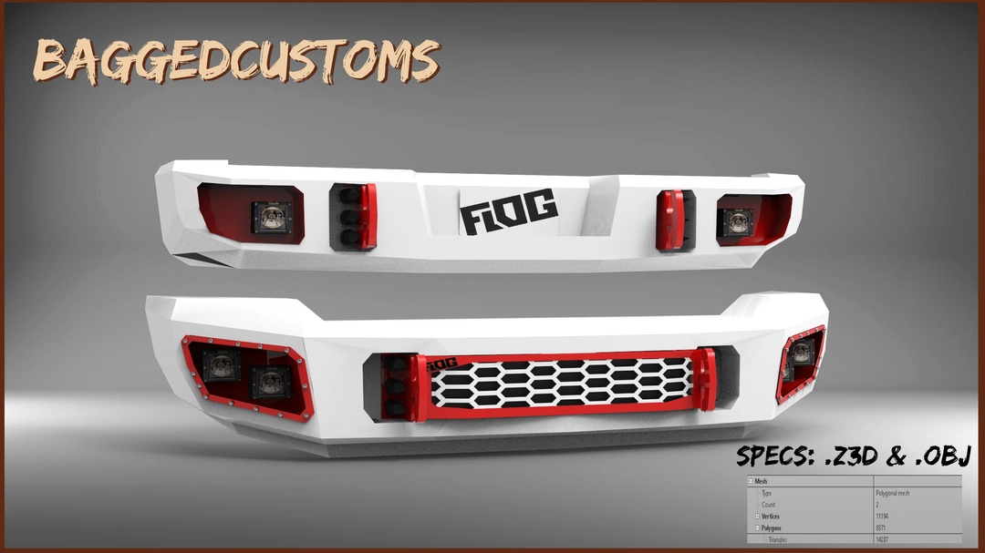 Baggedcustoms Flog Insipired Bumpers - BaggedCustoms - image 1
