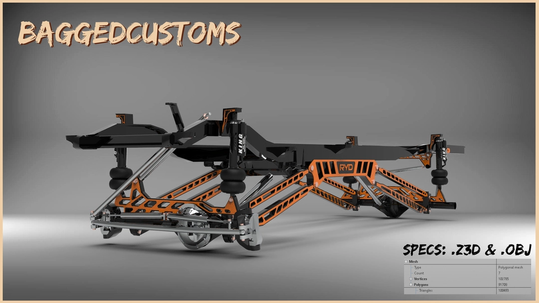 Baggedcustoms RYD Inspired Lift kit - BaggedCustoms - image 1