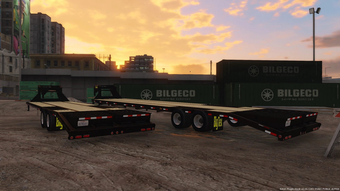 BigTex 20&#39; and 40&#39; GooseNeck Trailers! [FiveM][AddOn] - BaggedCustoms - image 1