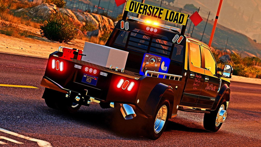 Big Reds 17 F450 Escort Truck! [AddOn][FiveM] - BaggedCustoms - image 3