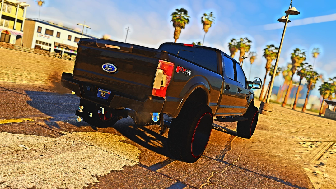 Big Reds Bad Ford F250 Custom! - BaggedCustoms - image 2