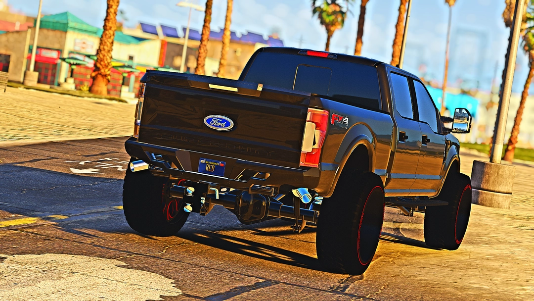 Big Reds Bad Ford F250 Custom! - BaggedCustoms - image 3