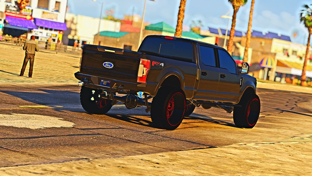 Big Reds Bad Ford F250 Custom! - BaggedCustoms - image 4