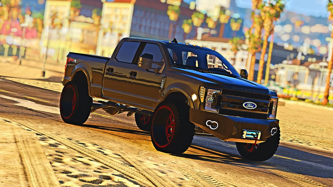 Big Reds Bad Ford F250 Custom! - BaggedCustoms - image 5