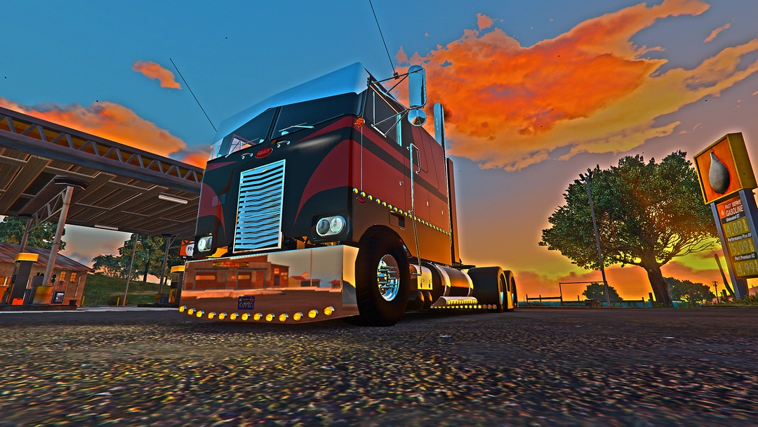 Big Reds Peterbilt 352 Custom[Add-On][FiveM] - BaggedCustoms - image 1