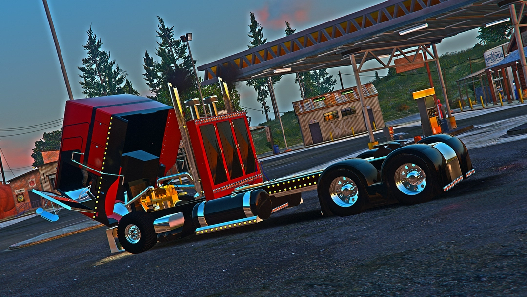 Big Reds Peterbilt 352 Custom[Add-On][FiveM] - BaggedCustoms - image 11