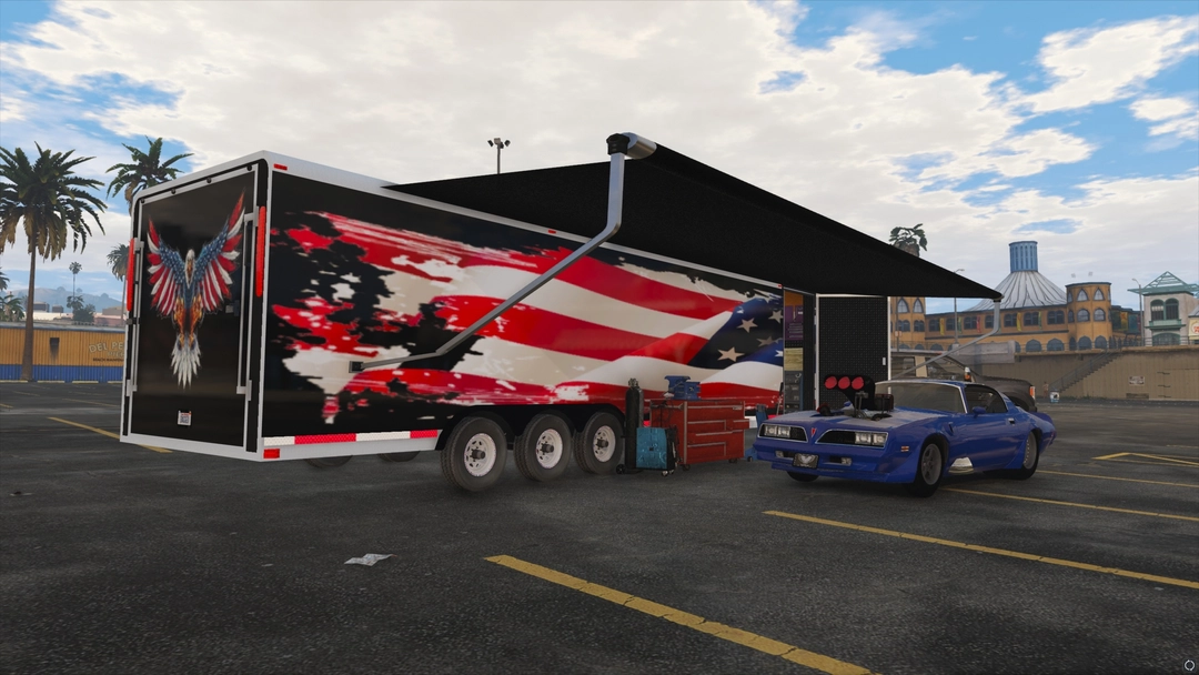 Enclosed Gooseneck Car Hauler [FIVEM] [Add-On] - BaggedCustoms - image 2