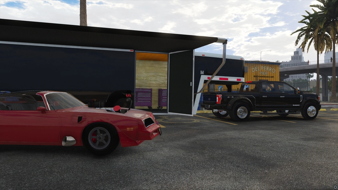 Enclosed Gooseneck Car Hauler [FIVEM] [Add-On] - BaggedCustoms - image 5