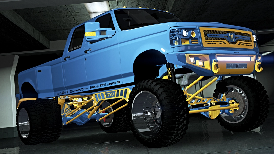 Hollywood Mikes Goldschl&#195;&#164;ger 97 Ford F350 [Add-On][FiveM] - BaggedCustoms - image 4