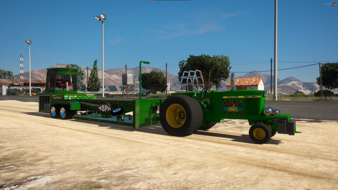 NikoBelik7 &quot;CornFed&quot; John Deere Pulling Tractor [Add-On][FiveM] - BaggedCustoms - image 1