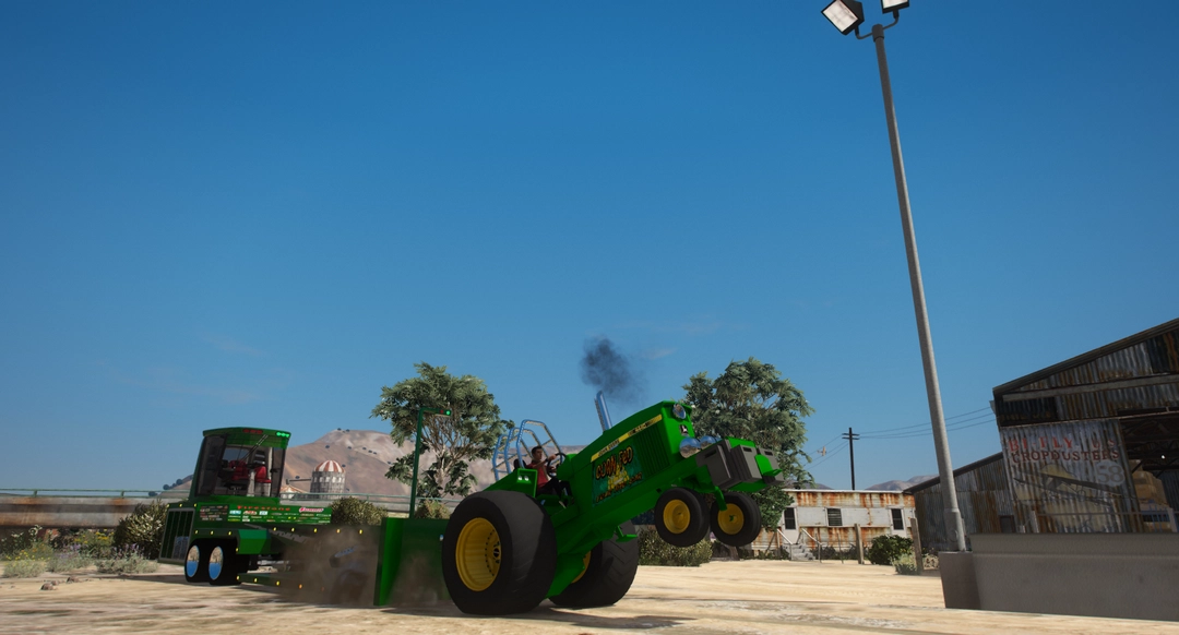 NikoBelik7 &quot;CornFed&quot; John Deere Pulling Tractor [Add-On][FiveM] - BaggedCustoms - image 2