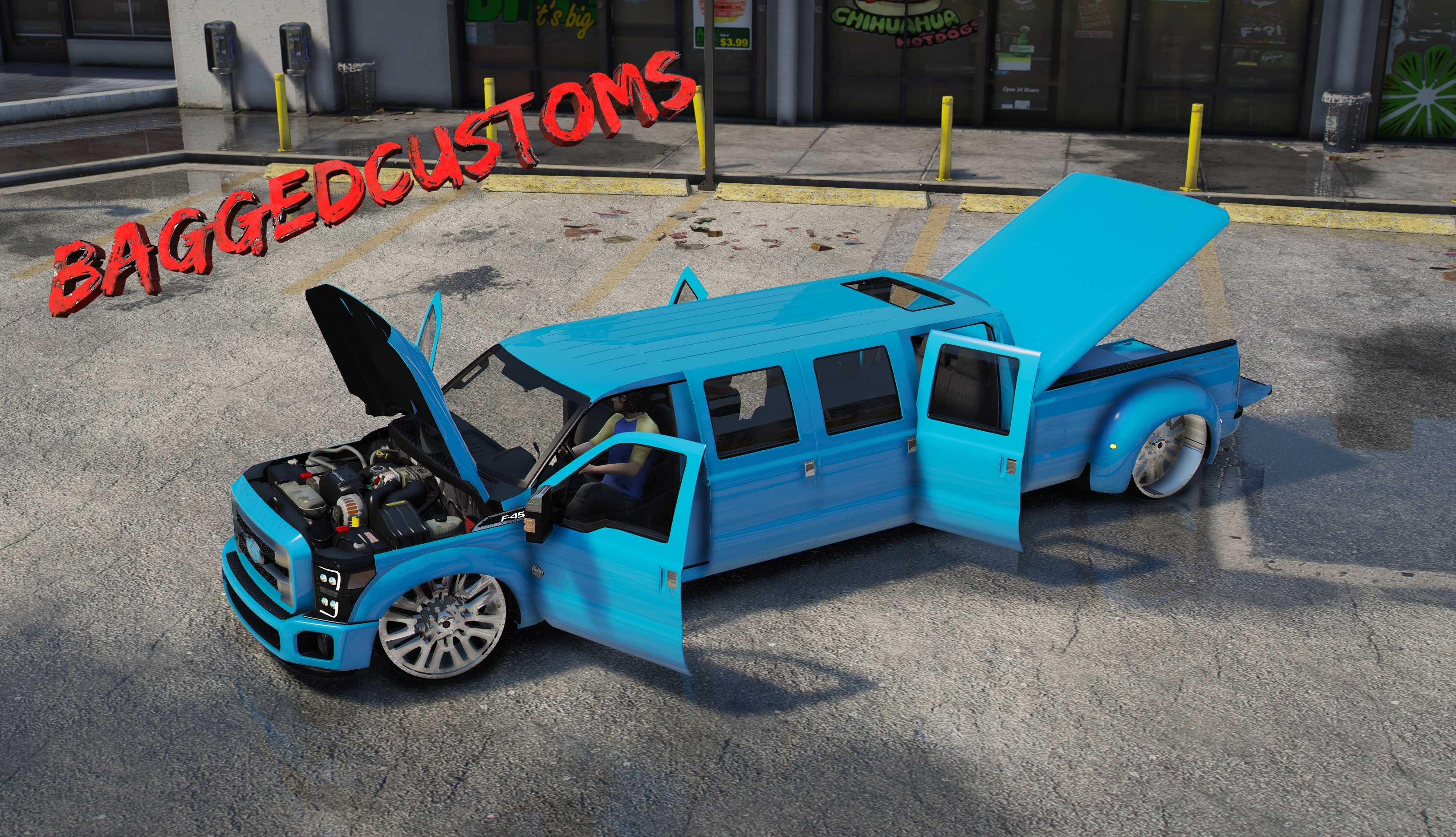 BaggedCustoms: Gabe Farrell 8 Door F450 [Add-On][FiveM] - BaggedCustoms - image 3