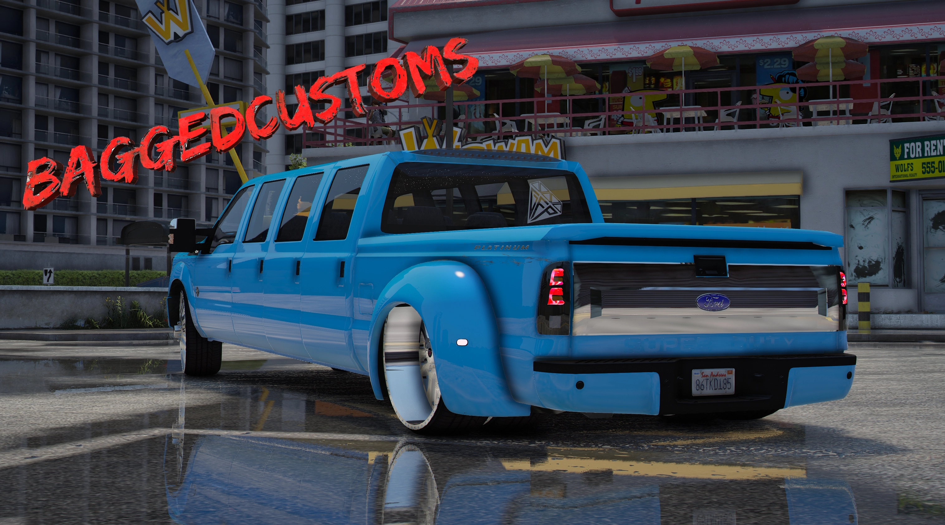 BaggedCustoms: Gabe Farrell 8 Door F450 [Add-On][FiveM] - BaggedCustoms - image 4